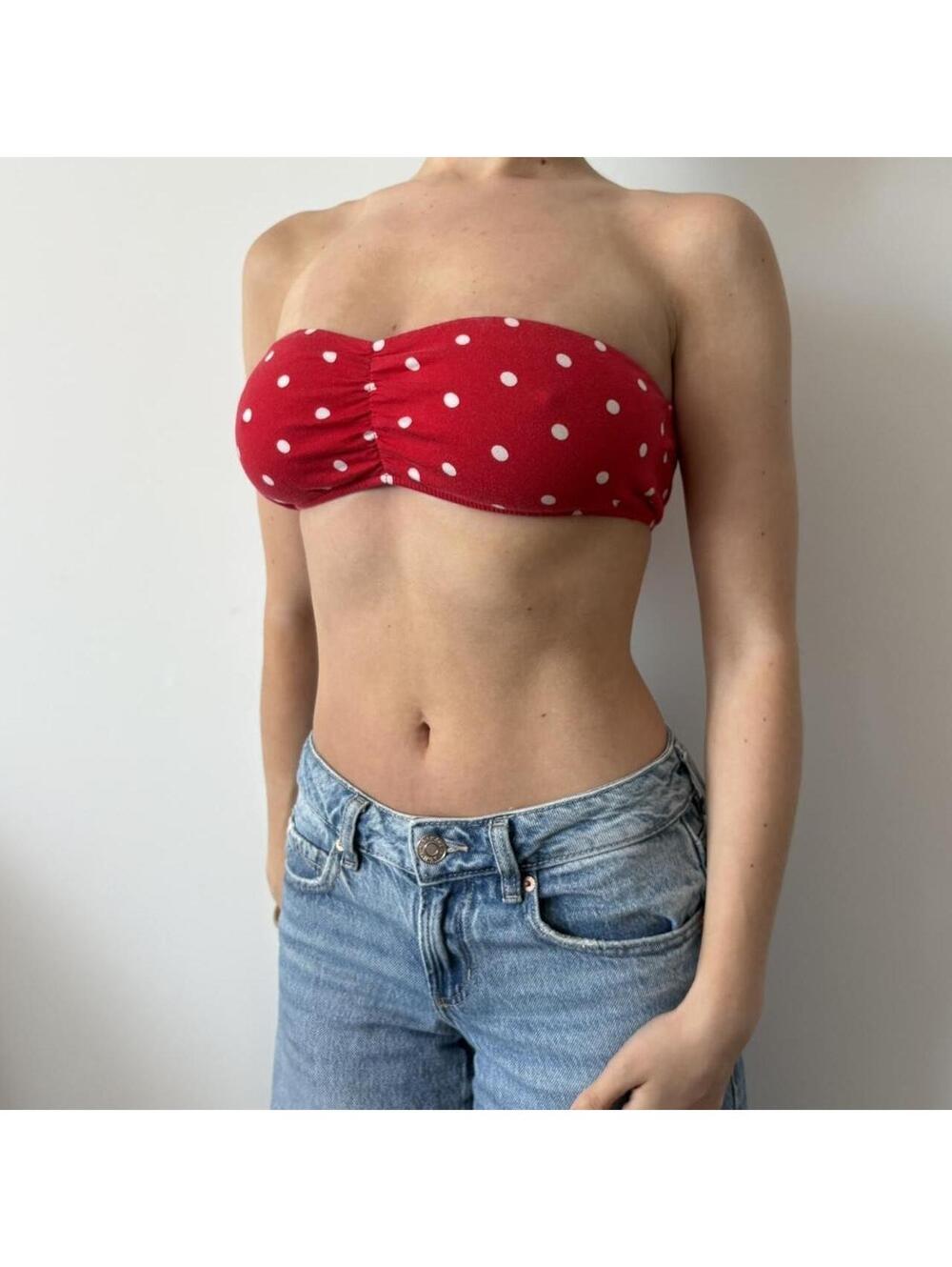 Forever 21 Women's Red Bandeau